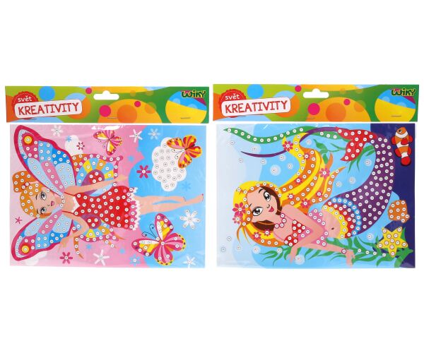 Kreativní set kamínky 19x26,5 cm - MIX