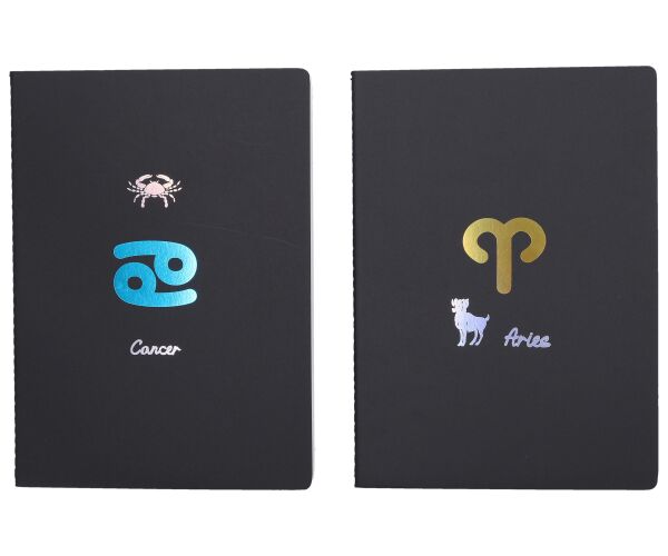 Notes 18,5x25,5 cm, 34 bílých linkovaných stran - Zodiac