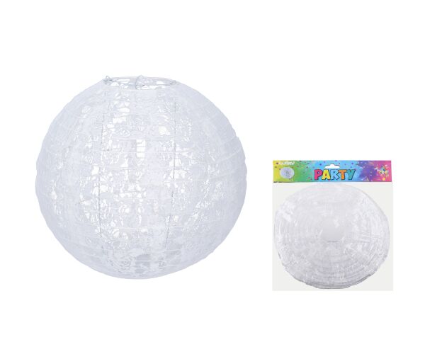 Lampion koule 30 cm - Květina