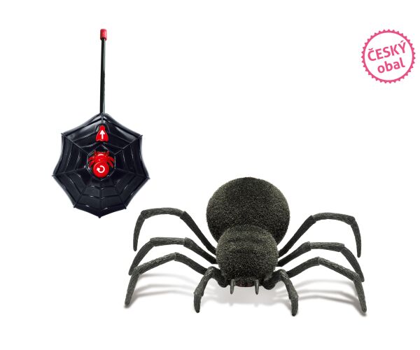 Pavouk RC svítí ve tmě 20 cm - český obal