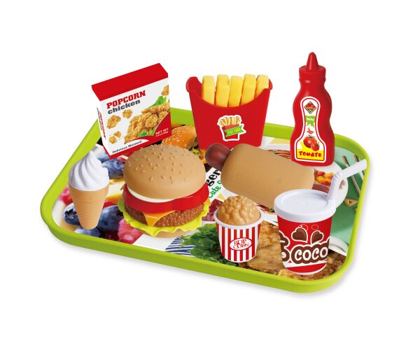 Občerstvení Fast Food s táckem - český obal