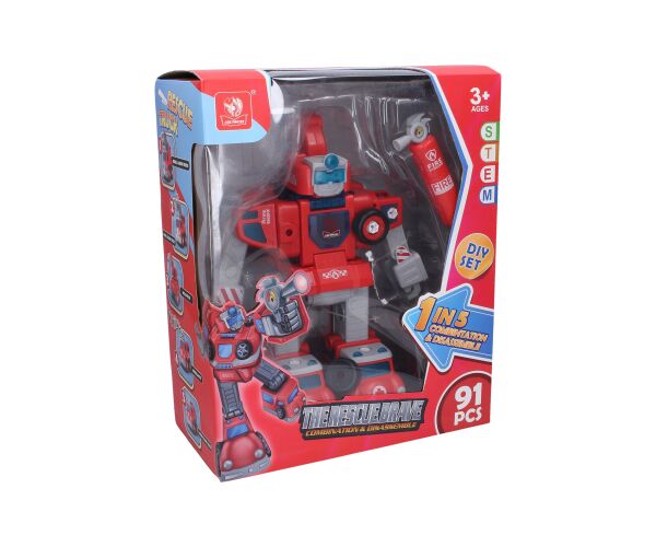Autorobot šroubovací s efekty The Rescue Brave 32 cm