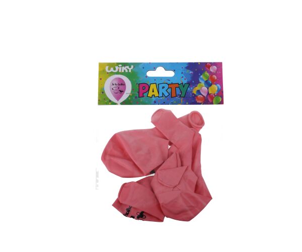 Balónek nafukovací 30 cm - sada 5ks, Holka