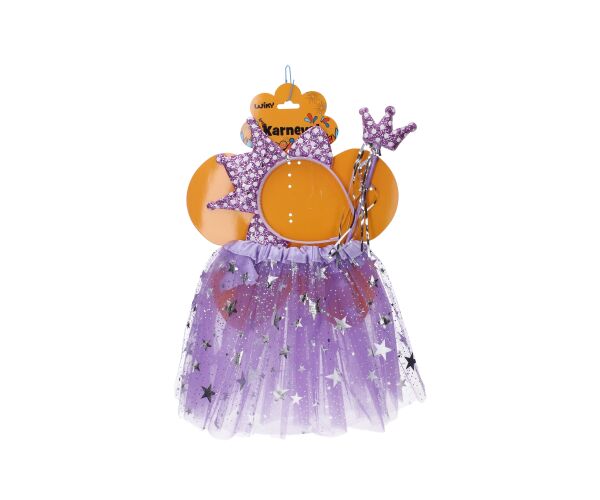 Set karneval - víla fialová