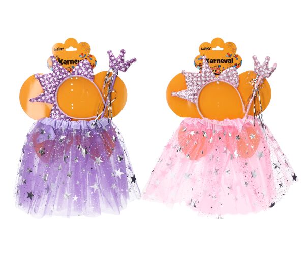 Set karneval - víla fialová