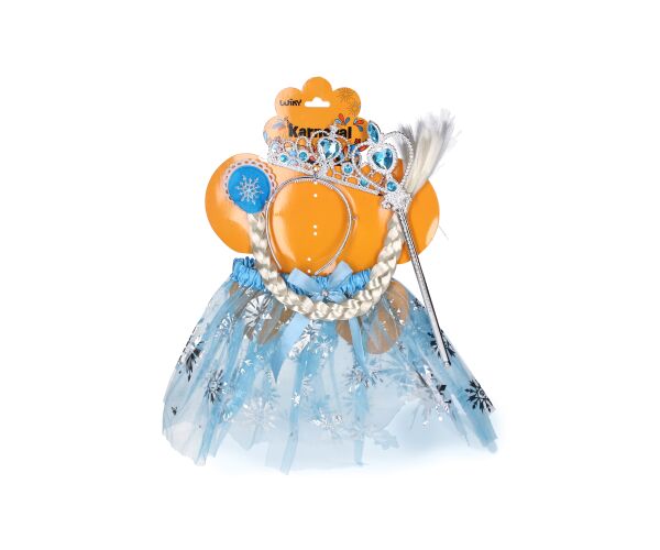 Set karneval - princezna světle modrá