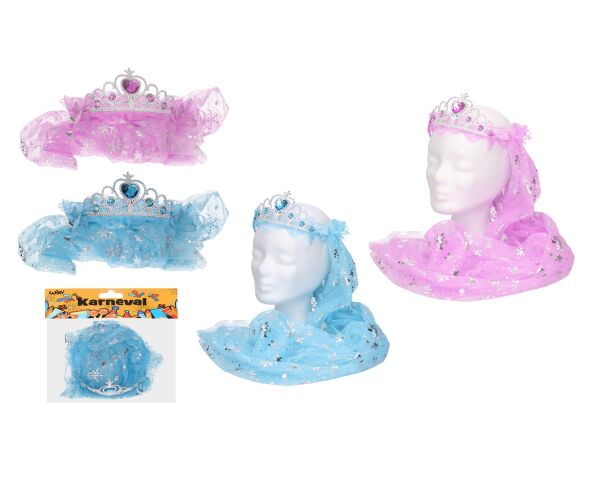 Set karneval - čelenka se závojem mix