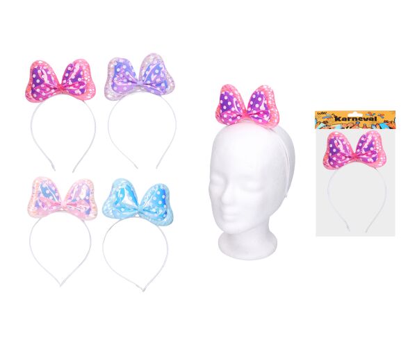 Set karneval - čelenka s mašlí