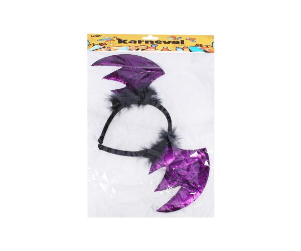 Set karneval - čelenka netopýr