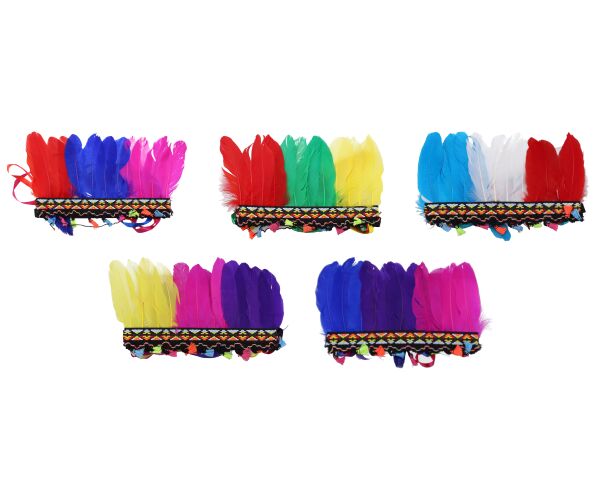 Set karneval - čelenka indián MIX