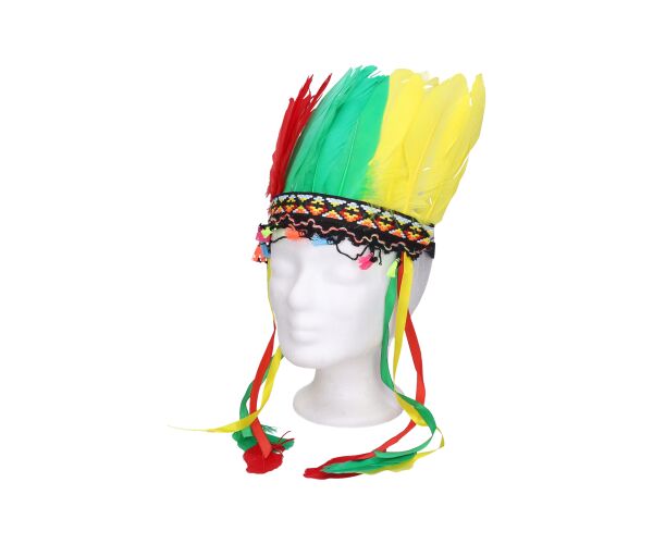 Set karneval - čelenka indián MIX