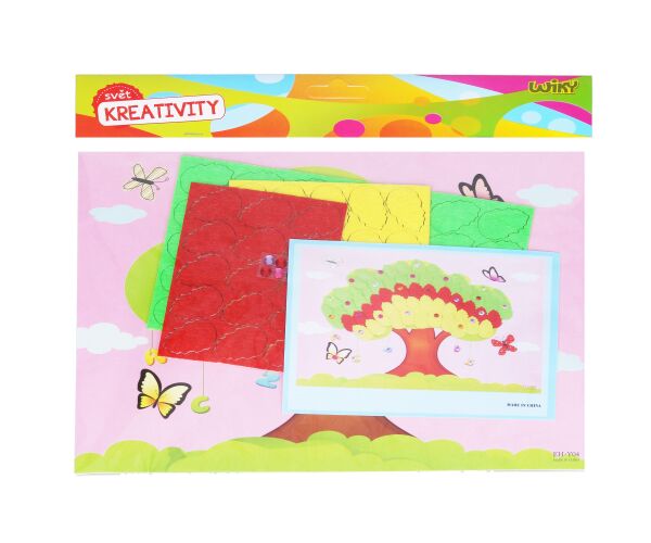 Kreativní set + kamínky 20x26 cm