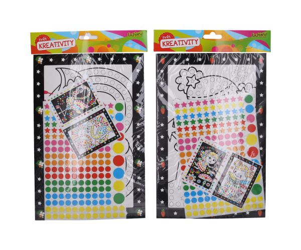 Kreativní set zábavné lepení 20x34 cm