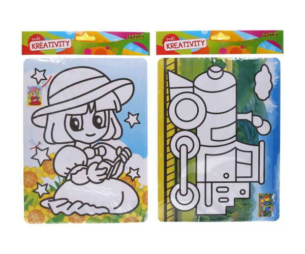 Kreativní set 20,5x30,5 cm - pískování