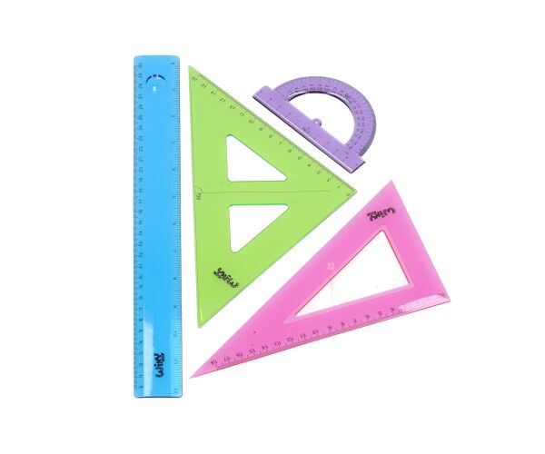 Geometrická sada barevná