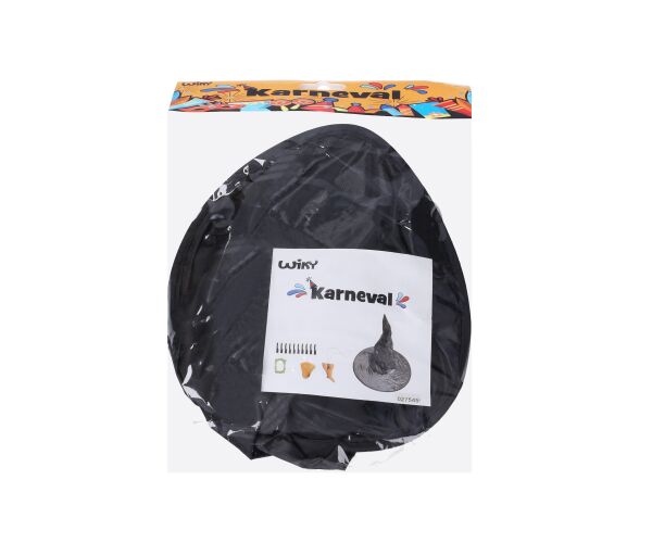 Set karneval - čarodějnice (nos, brada, prsty, klobouk a zuby)