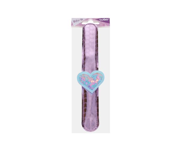 Náramek s ozdobou a glitrem 21,5 cm