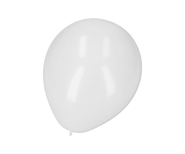Balónek nafukovací 30 cm - sada 10ks, bílý