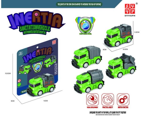Auto na setrvačník úklidové 8,5 cm