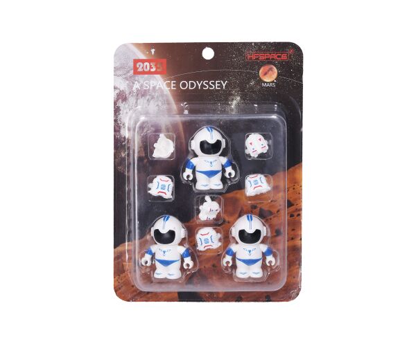 Astronaut 3 figurky 6 cm