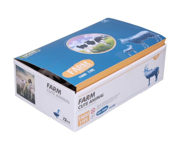 Zvířátko figurka farma 12 cm