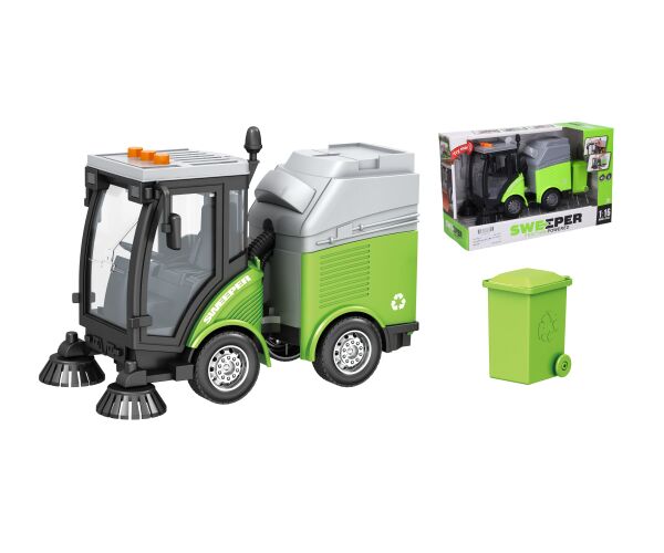 Auto čistící s popelnicí a efekty 24 cm
