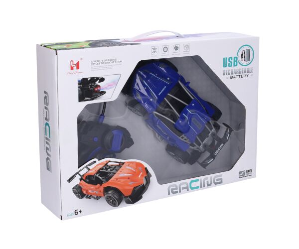 Auto závodní kouřící RC na dálkové ovládání 22 cm