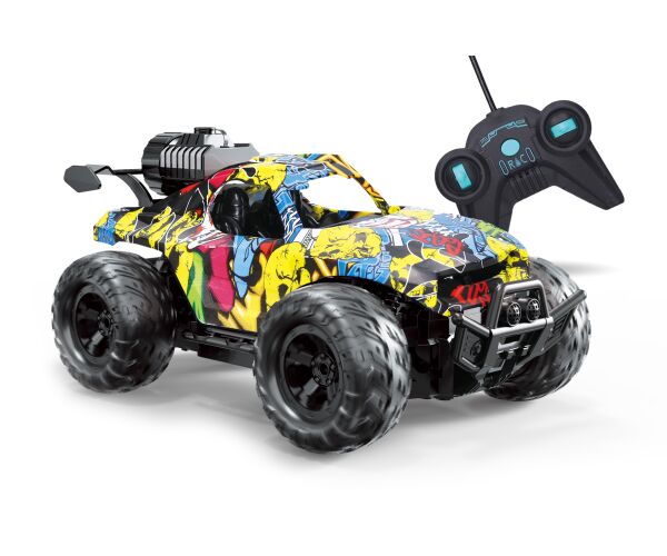 Auto kouřící teréňák RC na dálkové ovládání 24 cm - český obal
