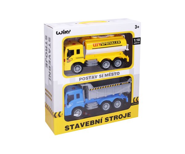 Auto nákladní a značky 2ks 25 cm - český obal