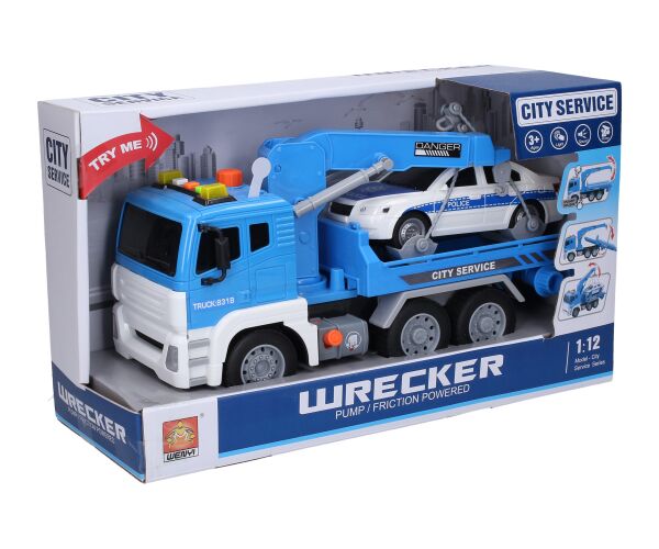 Tahač s autem a efekty 30 cm