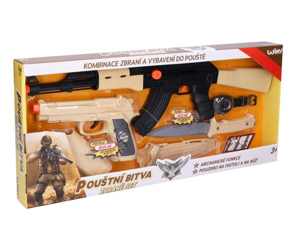 Puška sada pouštní bitva 52 cm - český obal