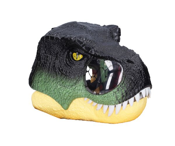 Maska na hlavu dinosaurus s efekty 28x22x21,5 cm - český obal