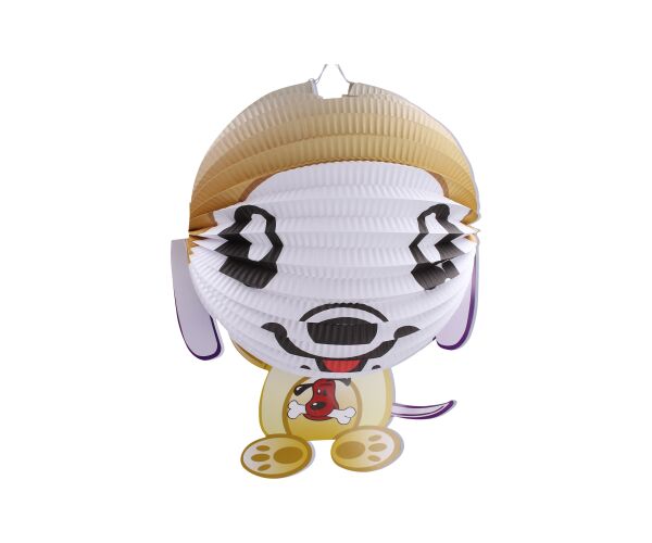 Lampion koule 25 cm s tělem Kočka/Pes