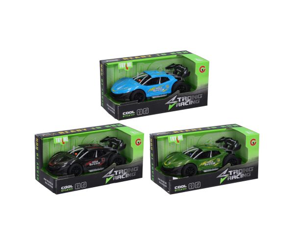 Auto závodní s efekty 16 cm