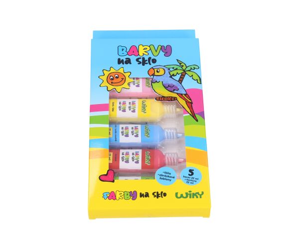Barvy na sklo 5+1 22ml