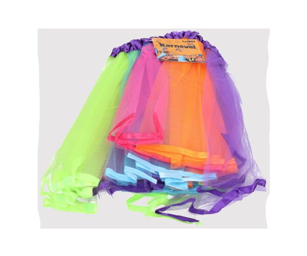 Set karneval - sukně 30 cm 3 vrsty barevná