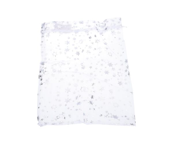 Sáček ORGANZA Hvězdy 20x30 cm Vánoce