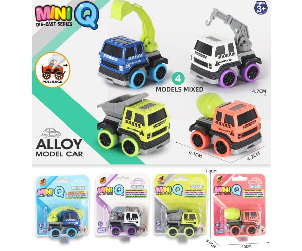 Auto stavební kovové 6 cm