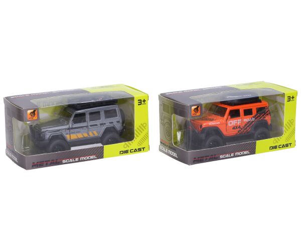 Auto terénní kovové 12 cm