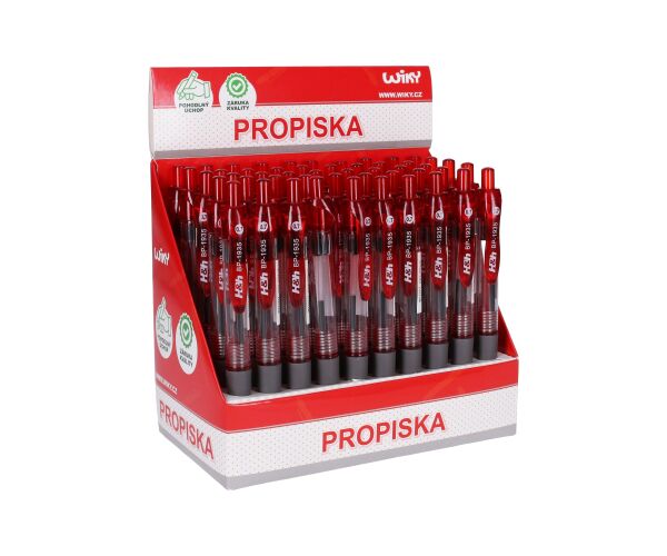 Propiska (červená náplň) 0.7mm