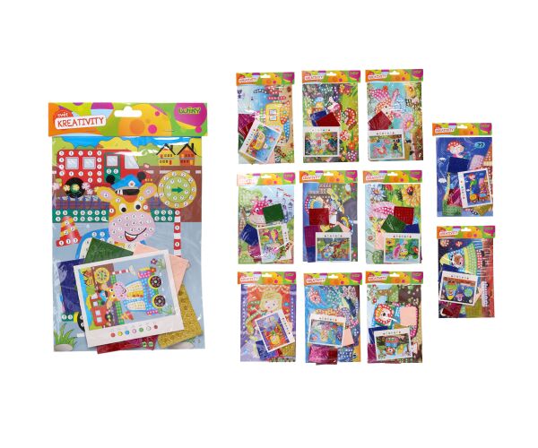 Kreativní set lepení 18x25 cm - MIX