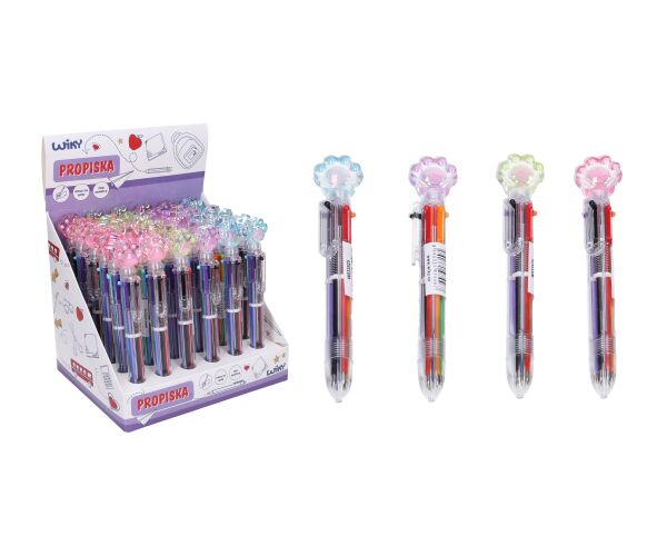 Propiska vícebarevná (6 barev) Kočičí packa