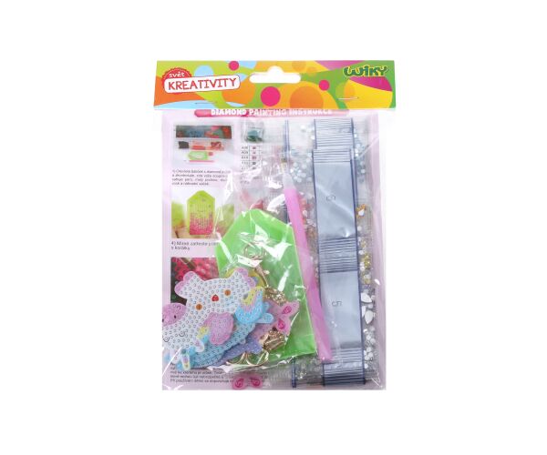 Kreativní set diamond klíčenka, 5ks