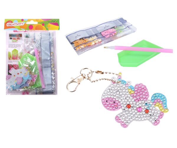 Kreativní set diamond klíčenka, 5ks