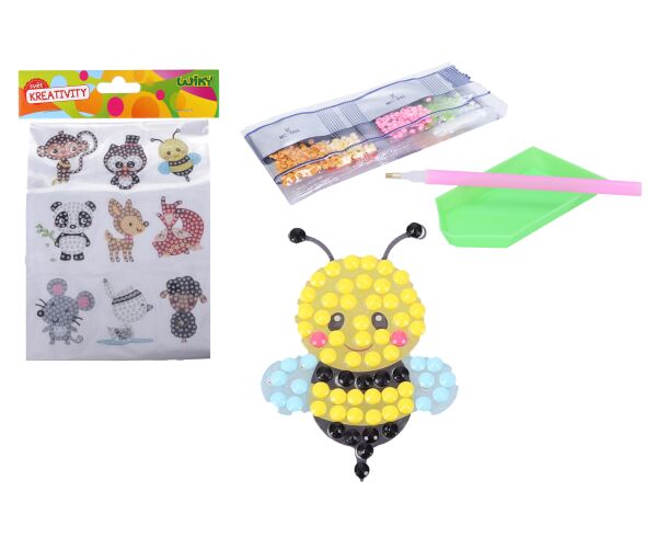 Kreativní set diamond nálepky s kamínky Zvířátka