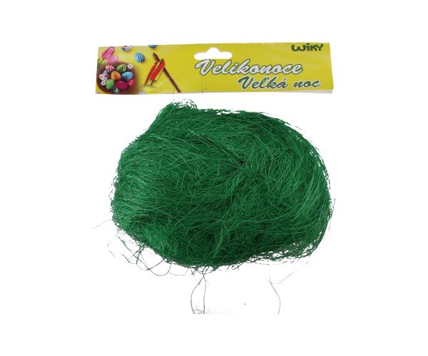 Tráva dekorační, zelená 30g