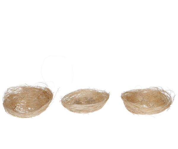 Hnízdo dekorační 8 cm natural 1 ks