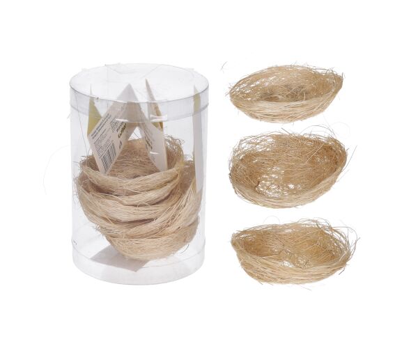 Hnízdo dekorační 8 cm natural 1 ks