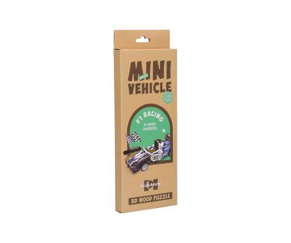 3D puzzle dřevěné - Formule 14 cm