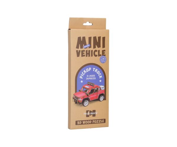 3D puzzle dřevěné - Pickup 13 cm